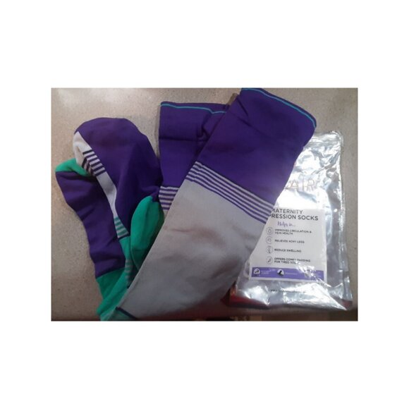 Maternity Compression Socks from Belair Day Soft Comfort Fit 15-20 mmHg Size-XL - Picture 3 of 3